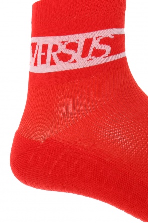 Logo-embroidered socks, zdjęcie 2 Logo-embroidered socks od Versace Versus